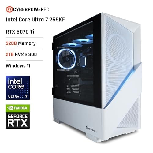 CyberPowerPC Luxe Core Ultra 7 265KF RTX 5070 Ti Gaming PC Review UK 2026