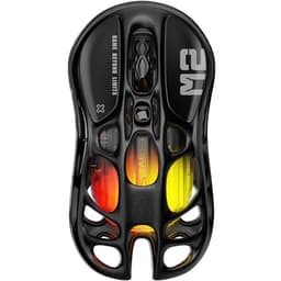 GravaStar Mercury M2 Wireless Gaming Mouse with 26,000 DPI, PAW3395DM Sensor -79g Lightweight Hollowed-Out Design -5 Programmable Buttons -5 Dynamic Lightsync RGB