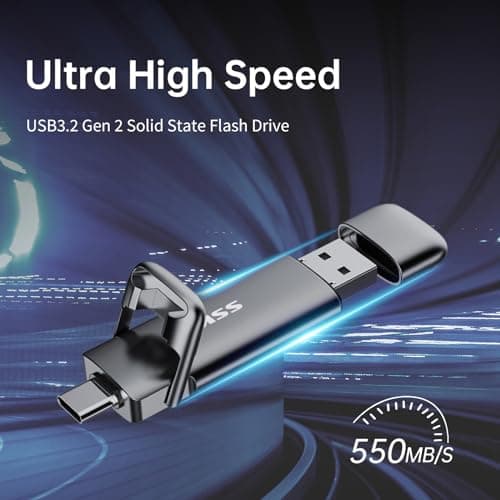 SSK 512GB USB C Drive Review: Dual Connector, Real Gen 2 Speed