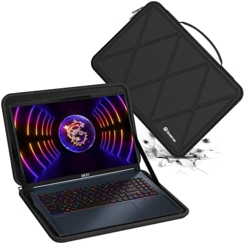 Smatree Hard EVA Protective Sleeve Case Compatible for 16 inch MSI Stealth 16 Studio Series/16 MercedesAMG A13VG-236 Laptop,for 16inch MSI Stealth 16AI Studio A1V laptop Bag (X8287)