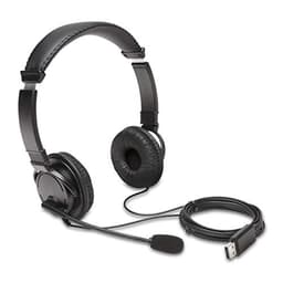 Kensington USB Hi-Fi Headset with Built in Microphone, Stereo Sound, Adjustable Noise Cancelling Mic, Padded Professional Conference Call Standard for Work or Gaming, Black, K97601WW