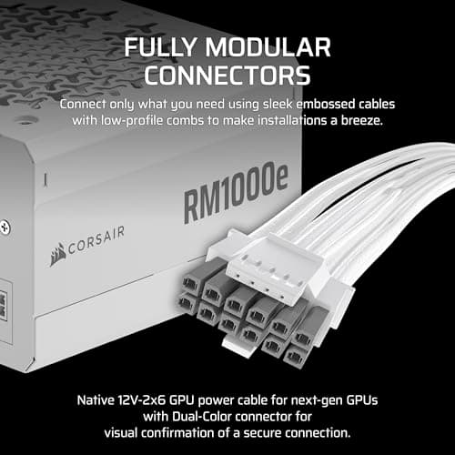 CORSAIR RM1000e PSU Review: Silent, ATX 3.1 Ready