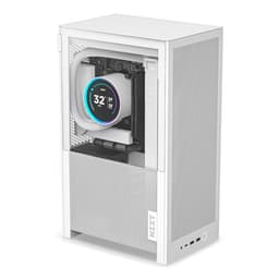 NZXT H2 Flow - Mini-ITX 20.7L Airflow PC Case - White