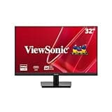ViewSonic VA3209M 32 inch Monitor Full HD (1920p x 1080p), IPS Panel, 75Hz, 4ms GTG, Frameless Design, Dual Speakers, HDMI, VGA, 2 Years War