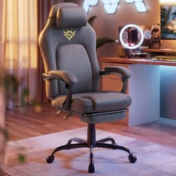 SONGMICS HOME Gaming Chair, Ergonomic Computer Chair with Footrest