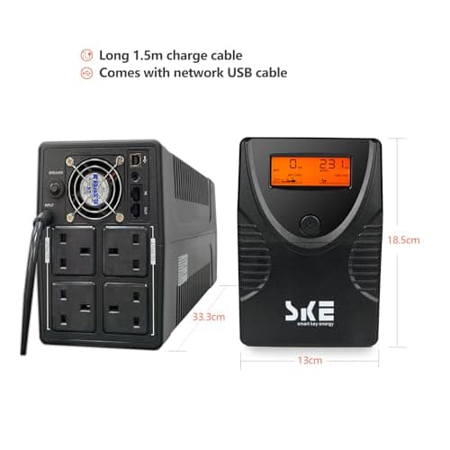 SKE 1500VA UPS Battery Backup Review 2026