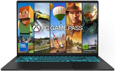 ASUS V16 V3607VM Gaming Laptop | 16.0" WUXGA 144Hz Screen | Intel Core 7 240H | NVIDIA GeForce RTX 5060 | 16GB RAM | 1TB PCIe SSD | Backlit Keyboard | Windows 11 | 3 Month Xbox Game Pass
