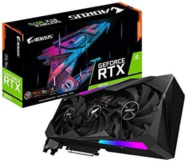 Gigabyte AORUS GeForce RTX 3070 Master 8G Graphics Card, 3X WINDFORCE Fans, 8GB 256-bit GDDR6, GV-N3070AORUS M-8GD Video Card