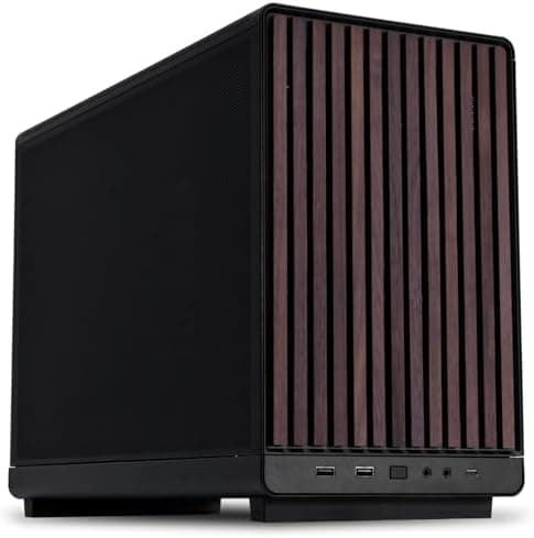 Lian Li A3 Micro ATX Wood Edition Cabinet Black A3-MATX-WD