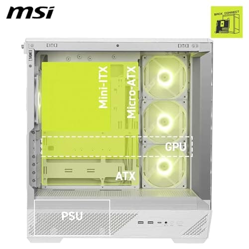 MSI MAG PANO 130R PZ WHITE Gaming Case Review UK 2026