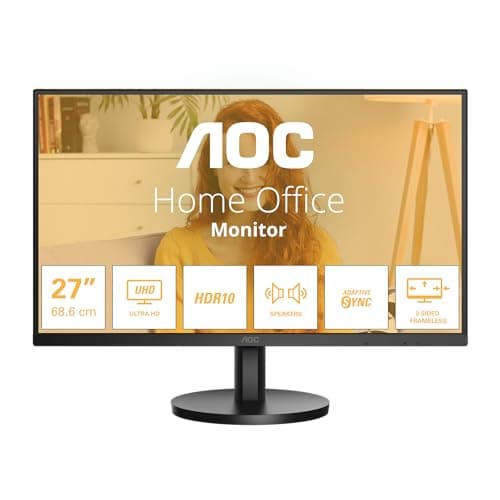 AOC U27B3A 27 Inch UHD 4K IPS Monitor Review UK (2026) - Specs, Image Quality & Value
