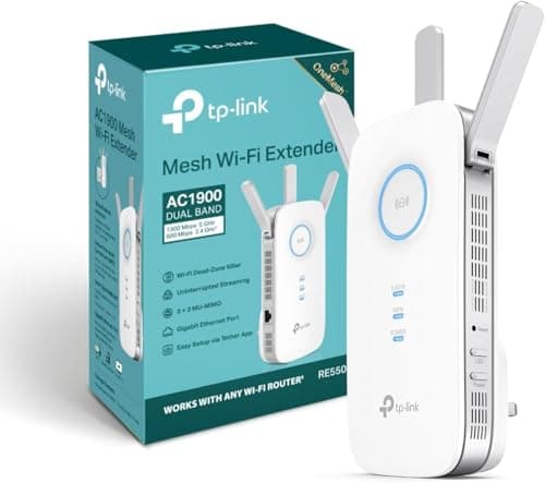 TP-Link RE550 AC1900 WiFi Extender Booster Review UK 2026
