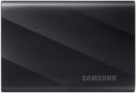 Samsung T9 Portable SSD 2TB, Up to 2,000MB/s, USB 3.2 Gen 2x2 External Solid State Drive, Up to 3 m Drop Resistant, for Creative Professionals, Youtubers, Content Creators, Mac Compatible, MU-PG2T0B