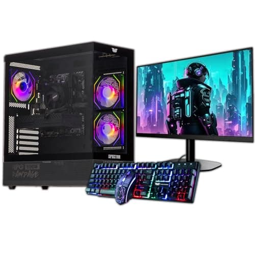 Veno Scorp Budget Gaming PC 22” Bundle Intel Core i5-16GB: image 1 of 4