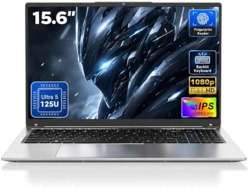 15.6 Inch Gaming AI Laptop, Ultra 5-125U, up to 4.3 GHz,24GB RAM 1TB SSD