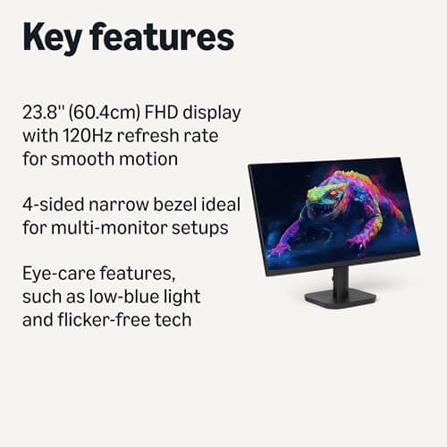 Amazon Basics 23.8-inch Computer Monitor 120 Review UK 2026