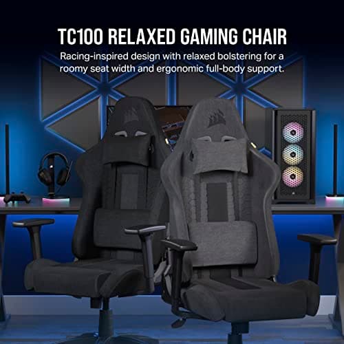 Corsair TC100 RELAXED Gaming Chair Fabric Review UK (2026) - Comfort, Ergonomics & Value