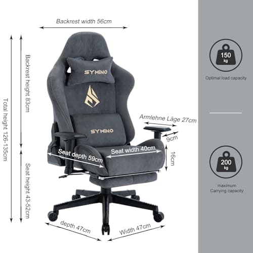 Symino Gaming Chair Review UK 2026