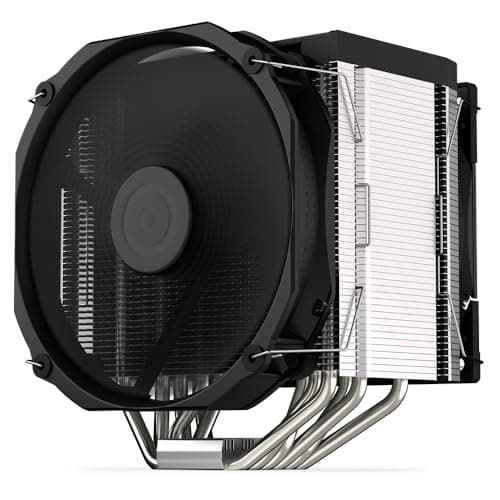 ENDORFY Fortis 5 Dual Fan, CPU cooler with 140 mm and 120 mm fans, 140 mm Fluctus fan, optional semi-passive mode, AM4 cooler, AM5 CPU coole