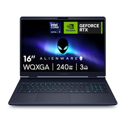 Alienware 16x Aurora Gaming Laptop AC16251 16" WQXGA 240Hz G-Sync, Intel Core Ultra 9 275HX, NVIDIA GeForce RTX 5070, 32GB RAM, 1TB SSD, Win