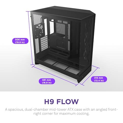NZXT H9 Flow (2025) Review: Dual-Chamber Mid-Tower