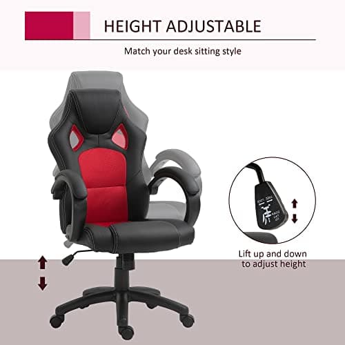 Vinsetto Gaming Chair Faux Leather Swivel Review UK 2026