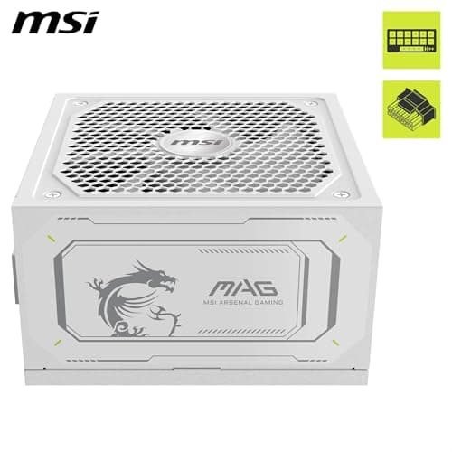 MSI MAG A1000GL PCIE5 WHITE Review: 1000W White PSU for High-End Builds