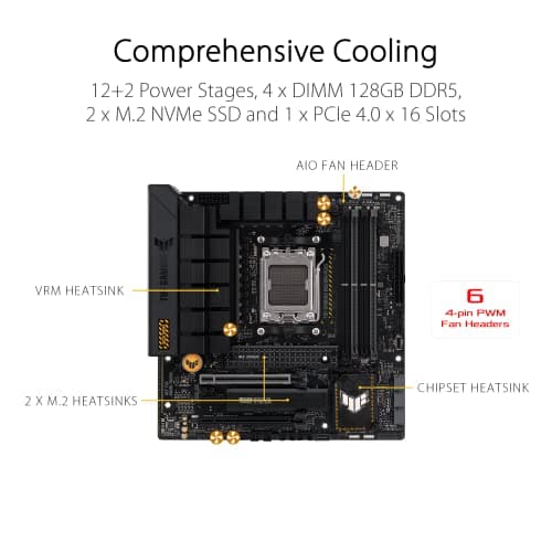 ASUS TUF GAMING B650M-PLUS Review: Best AM5 Micro-ATX Board?