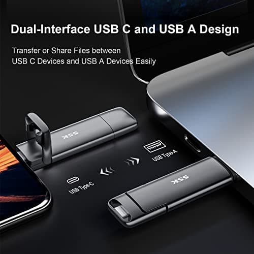 SSK 512GB USB C Drive Review: Dual Connector, Real Gen 2 Speed