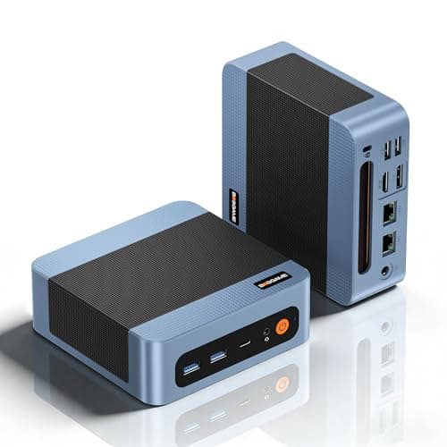 BOSGAME E5 Mini PC Windows 11 Pro, Ryzen 5300U