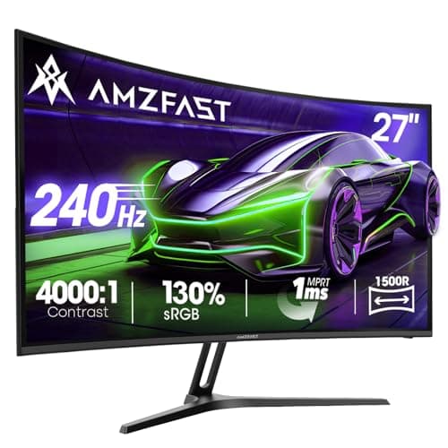 Amzfast 27 inch Curved Gaming Monitor Review UK 2026