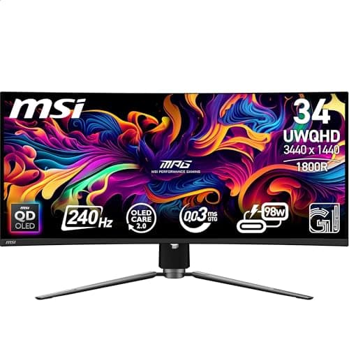 MSI MPG 341CQPX QD-OLED Gaming Monitor Review 2026