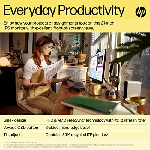 HP V27ie G5 27 Inch Monitor Review UK (2026) - Specs, Image Quality & Value