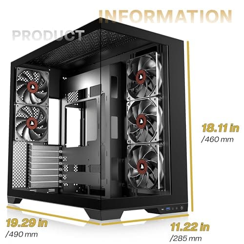 PCZZOI K4 ATX Mid Tower Gaming PC Case Review UK (2026), Build