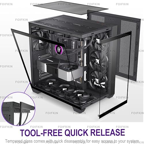 FOIFKIN F300 Mid-Tower ATX PC Case Budget UK Review (2026) - Build