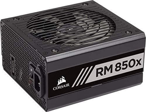 Corsair RM850x 80 PLUS Gold 850 Watt Fully Modular ATX Power Supply Unit - Black