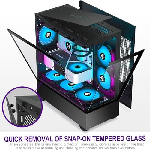 FOIFKIN F1 ATX case mid-tower tempered glass Review UK (2026) - Build