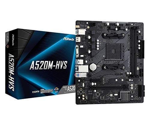 Carte Mère ASRock A520M-HVS (AM4) Micro-ATX: image 1 of 5