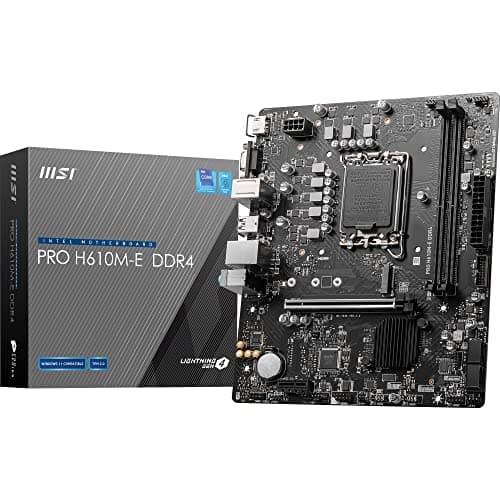 MSI PRO H610M-E DDR4 Motherboard Review UK 2026. Specs and Verdict