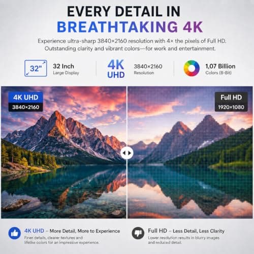 ZZA 32 Inch 4K Monitor Review UK (2026) - VA Panel, HDR10 & Real-World Value