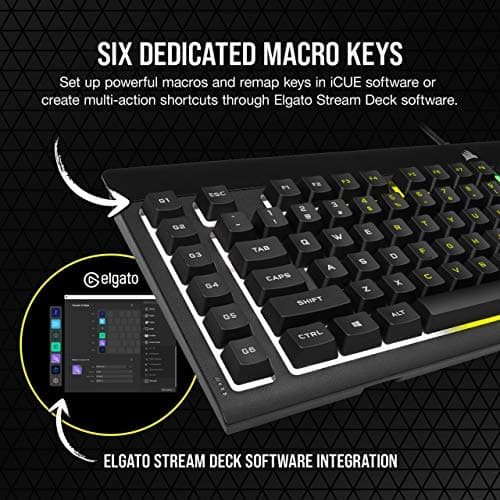 CORSAIR K55 RGB PRO Review: Membrane Gaming Keyboard with Macro Keys and IP42