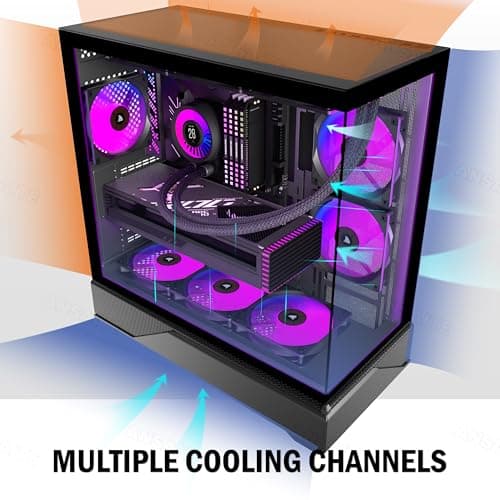 ANSAITE Mid Tower PC Gaming Case Review UK (2026) , Build Tested | VividRepairs