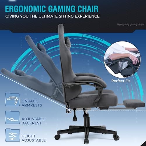 GTPLAYER Fabric Gaming Chair Review: Pocket Springs at a Budget Price