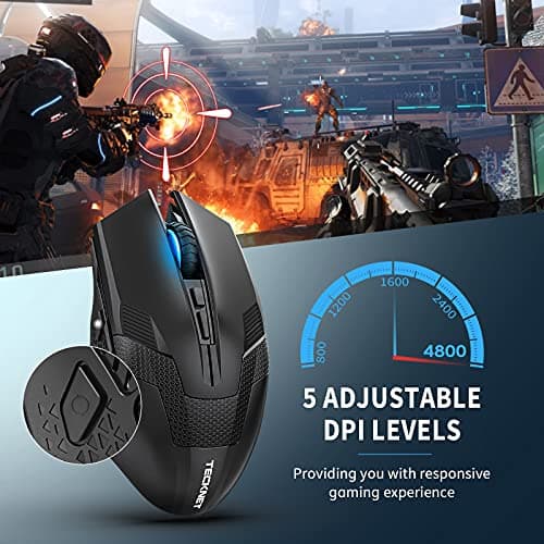 TECKNET Wireless Gaming Mouse 2.4G Optical Review UK 2026