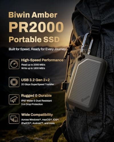 BIWIN PR2000 External SSD 2TB Review UK (2026) - The Honest Verdict
