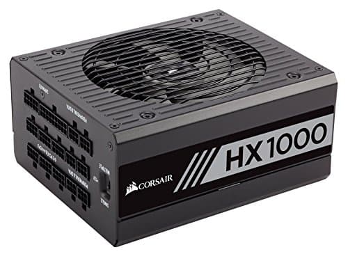 Corsair HX Series, HX1000, 1000 Watt, Fully Modular Power Supply, 80+ Platinum Certified, CP-9020139-NA