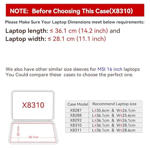 Smatree X8310 Hard EVA Sleeve Review | MSI Raider GE68 HX & Vector 16 HX