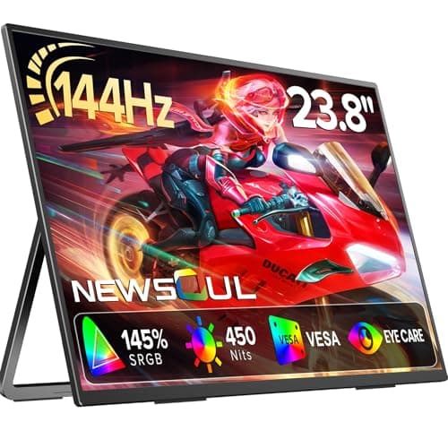 Newsoul 24 inch 144Hz Portable Monitor Review UK (2026) - Specs, Image Quality & Value