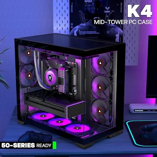 PCZZOI K4 ATX Mid Tower Gaming PC Case Review UK (2026), Build