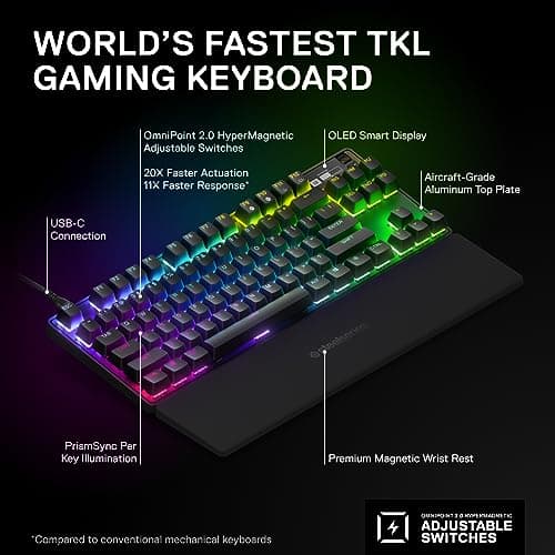 SteelSeries Apex Pro TKL Review: Adjustable Actuation